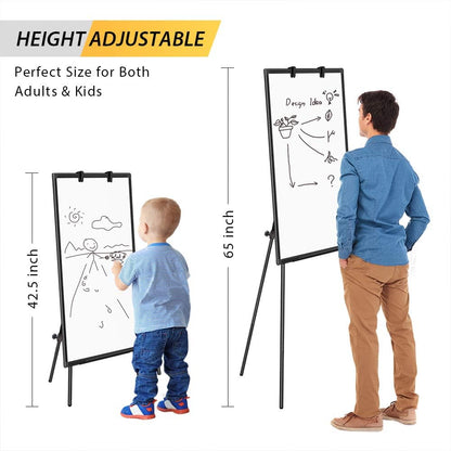 Easel Whiteboard 36 x 24 in, Stand Tripod with Height Adjustable