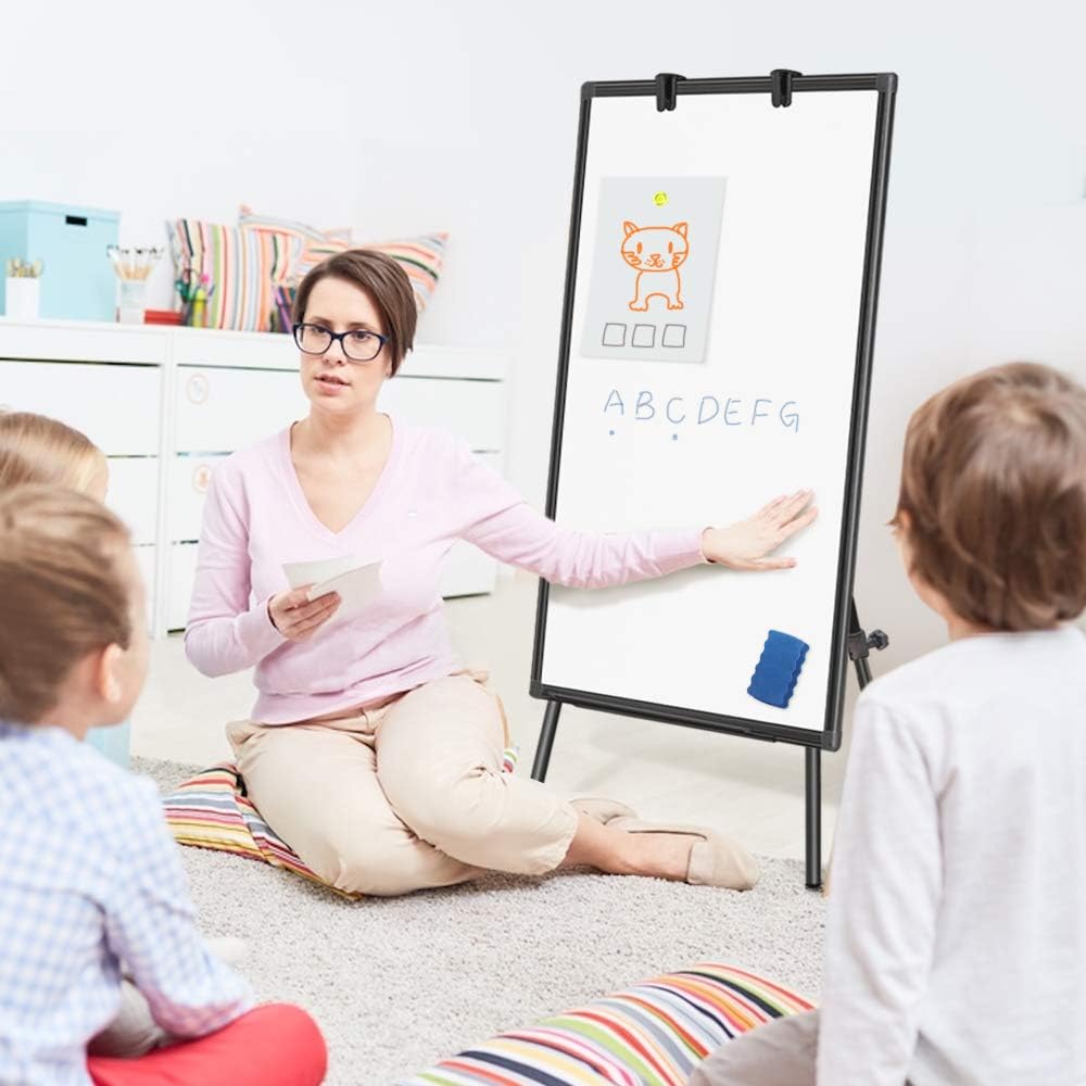 Easel Whiteboard 36 x 24 in, Stand Tripod with Height Adjustable