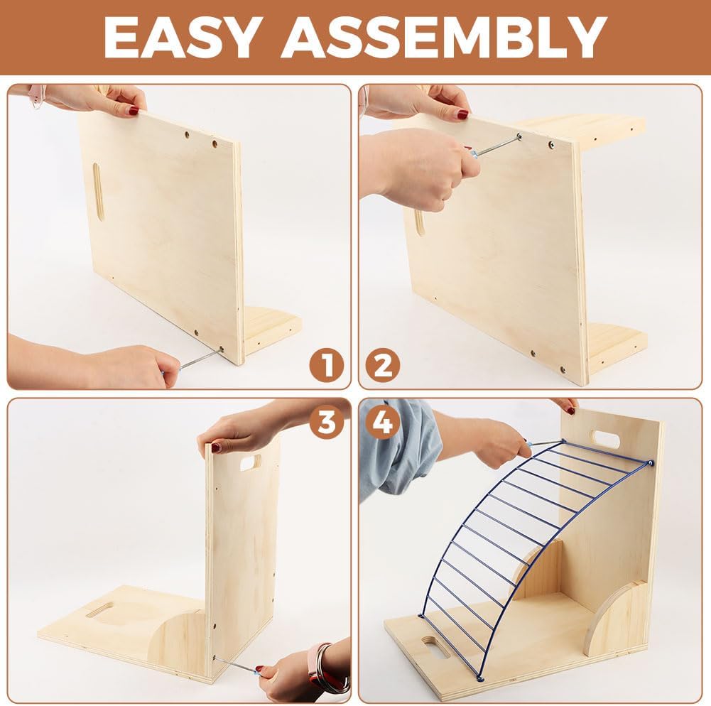 Clipboard Holder, Wooden Large Capacity Desktop Organizer,Desk Organizer