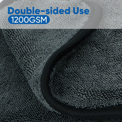 Black Microfiber Cleaning Cloth 12 Pack, 12.5 x 12.5 inch Microfiber Towels for Cars, Ultra Absorbent Car Washing Cloth, Lint Free Streak Free Cleaning Rags for Car, Kitchen, and Window