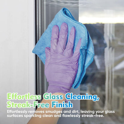 Black Microfiber Cleaning Cloth 12 Pack, 12.5 x 12.5 inch Microfiber Towels for Cars, Ultra Absorbent Car Washing Cloth, Lint Free Streak Free Cleaning Rags for Car, Kitchen, and Window