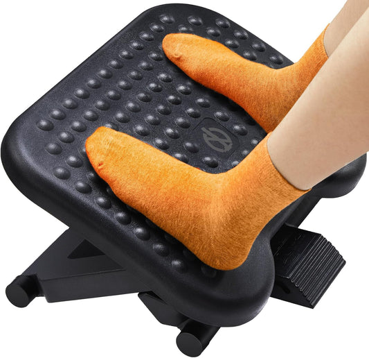Adjustable Footrest Under Desk with 3 Height Settings