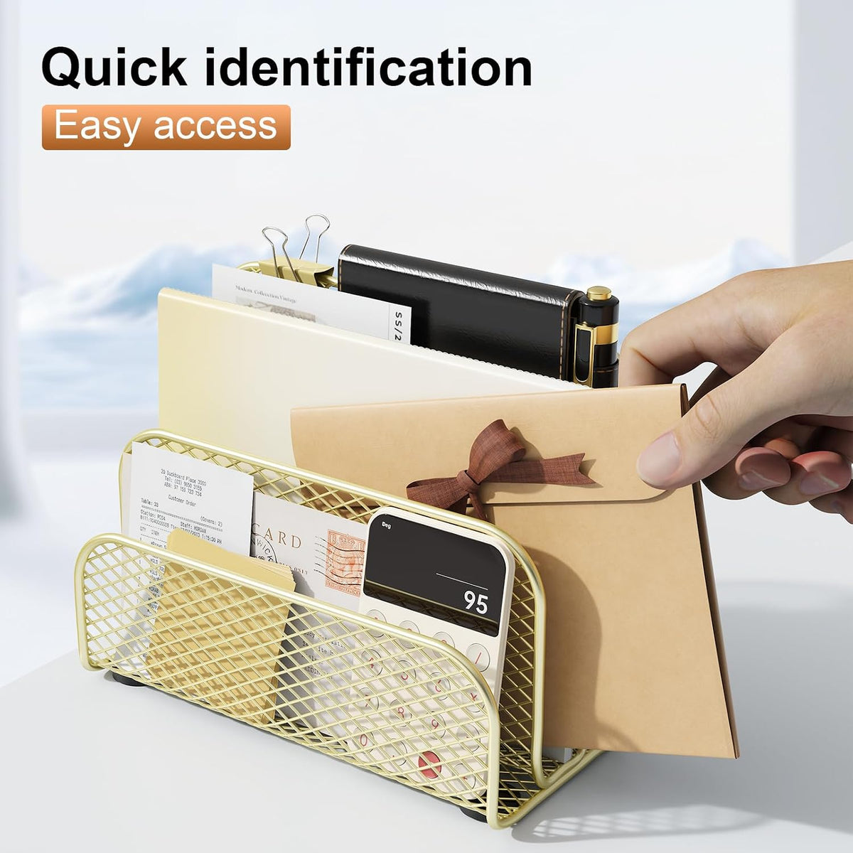 Mail Organizer Countertop