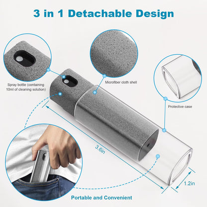 4 Pack Screen Cleaner 10ml for Phone iPad Computer Car Screen TV Screen