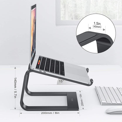 Laptop Stand, Detachable Mount for MacBook Air/Pro Dell HP Rose Gold