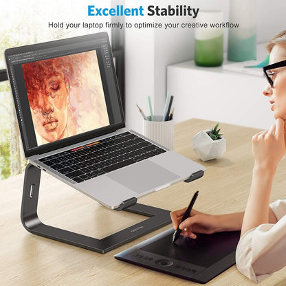 Laptop Stand, Detachable Mount for MacBook Air/Pro Dell HP Rose Gold