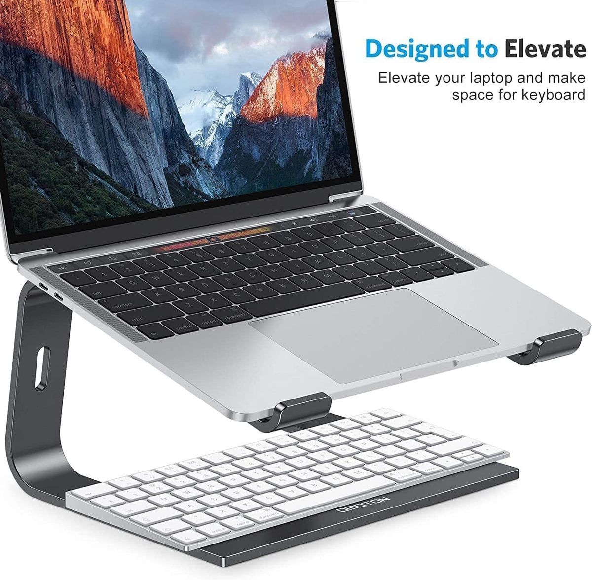 Laptop Stand, Detachable Mount for MacBook Air/Pro Dell HP Rose Gold