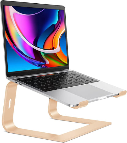 Laptop Stand, Detachable Mount for MacBook Air/Pro Dell HP Rose Gold