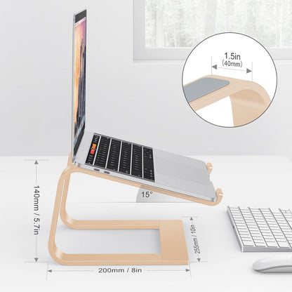 Laptop Stand, Detachable Mount for MacBook Air/Pro Dell HP Rose Gold