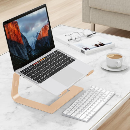 Laptop Stand, Detachable Mount for MacBook Air/Pro Dell HP Rose Gold