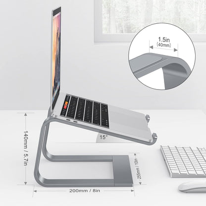 Laptop Stand, Detachable Mount for MacBook Air/Pro Dell HP Rose Gold