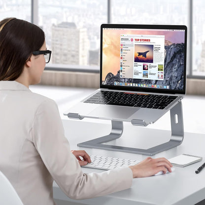 Laptop Stand, Detachable Mount for MacBook Air/Pro Dell HP Rose Gold