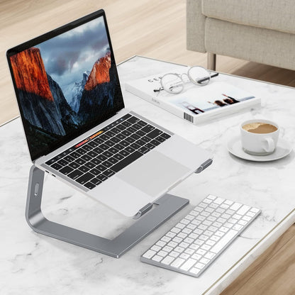 Laptop Stand, Detachable Mount for MacBook Air/Pro Dell HP Rose Gold