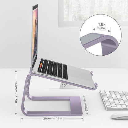 Laptop Stand, Detachable Mount for MacBook Air/Pro Dell HP Rose Gold