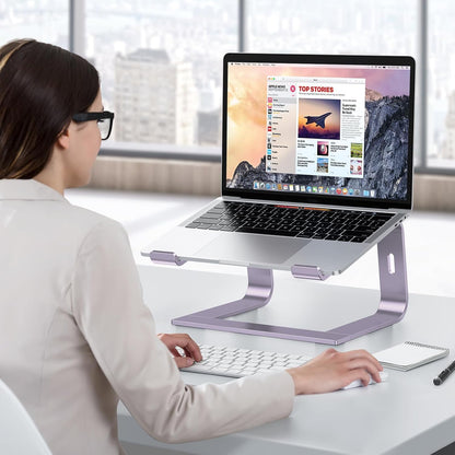 Laptop Stand, Detachable Mount for MacBook Air/Pro Dell HP Rose Gold