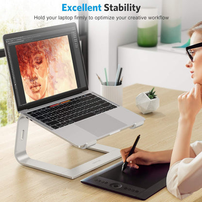 Laptop Stand, Detachable Mount for MacBook Air/Pro Dell HP Rose Gold