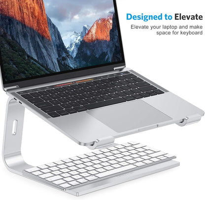 Laptop Stand, Detachable Mount for MacBook Air/Pro Dell HP Rose Gold