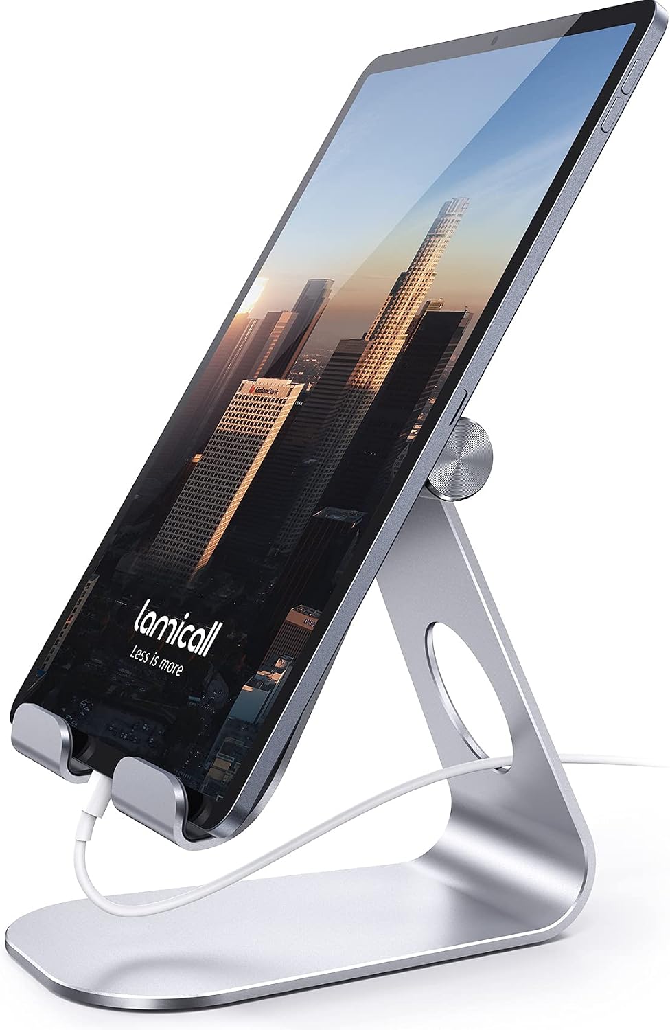 iPad Stand Adjustable Tablet Holder, Sturdy Aluminum, Multi-Angle