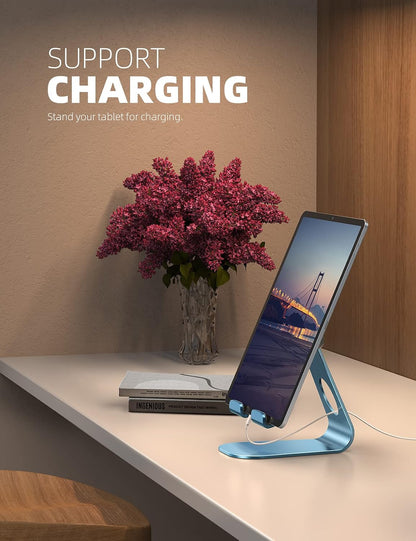 iPad Stand Adjustable Tablet Holder, Sturdy Aluminum, Multi-Angle
