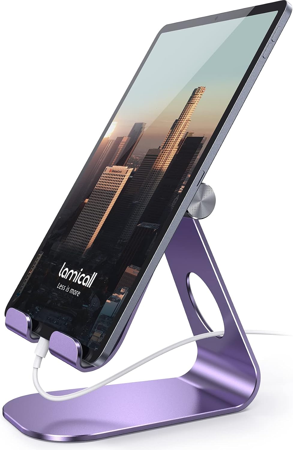 iPad Stand Adjustable Tablet Holder, Sturdy Aluminum, Multi-Angle