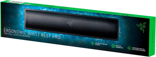 Ergonomic Wrist Rest Pro for Full-Sized Keyboards, Black
