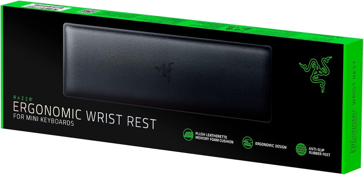 Ergonomic Wrist Rest Pro for Full-Sized Keyboards, Black