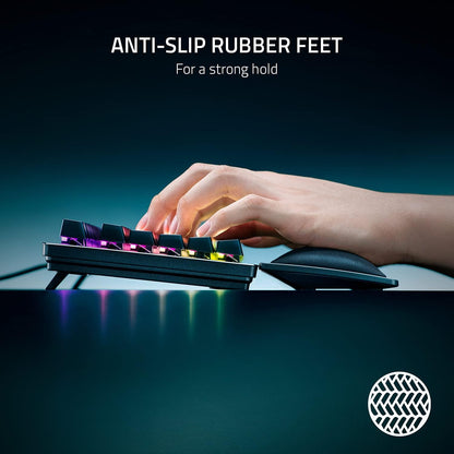 Ergonomic Wrist Rest Pro for Full-Sized Keyboards, Black