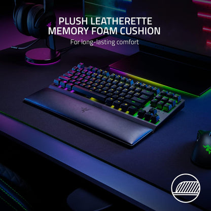 Ergonomic Wrist Rest Pro for Full-Sized Keyboards, Black