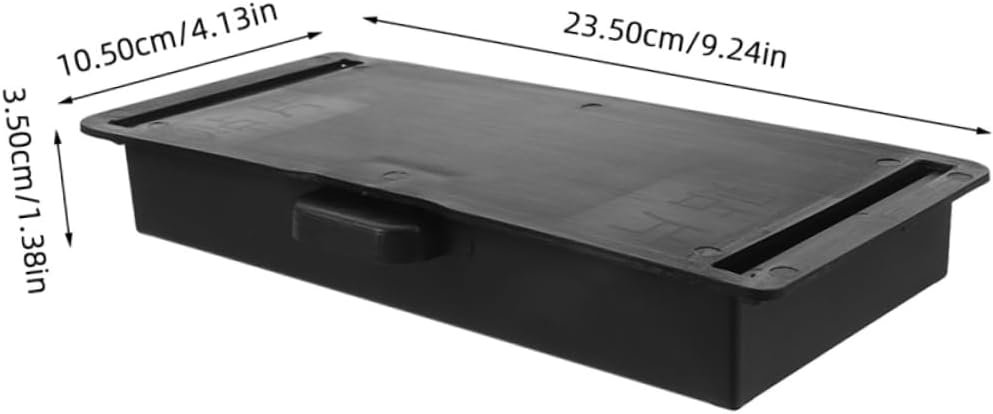 under Desk Drawer Storage Organizer 2 pack Slide Out Desk Drawers with Handle No Drill Installation Hidden Pencil Storage Tray for Home Office Dorm Cabinet 9.25 X 4.13 X 1.37 in