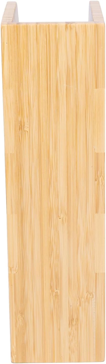 2 Pack Bamboo Magazine File Holder Book Holder Frames
