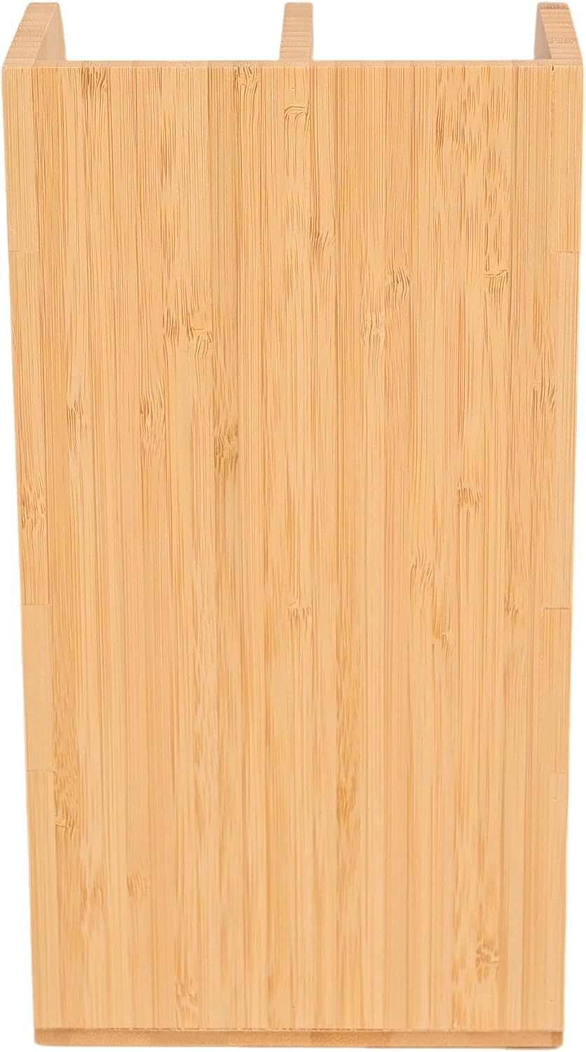 2 Pack Bamboo Magazine File Holder Book Holder Frames
