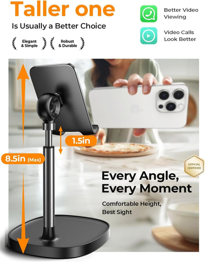 Cell Phone Stand Phone Holder for Desk, Office Decor Gadgets for Men