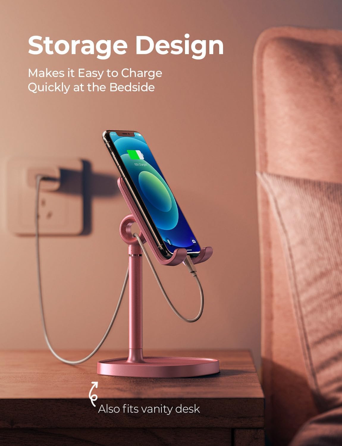 Cell Phone Stand Phone Holder for Desk, Office Decor Gadgets for Men