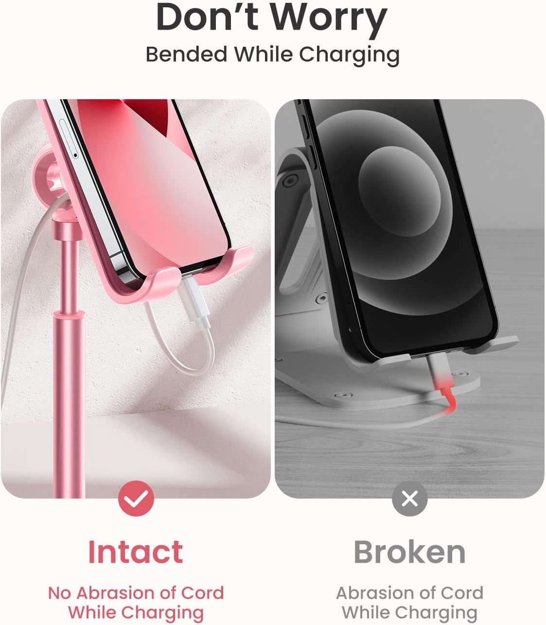 Cell Phone Stand Phone Holder for Desk, Office Decor Gadgets for Men