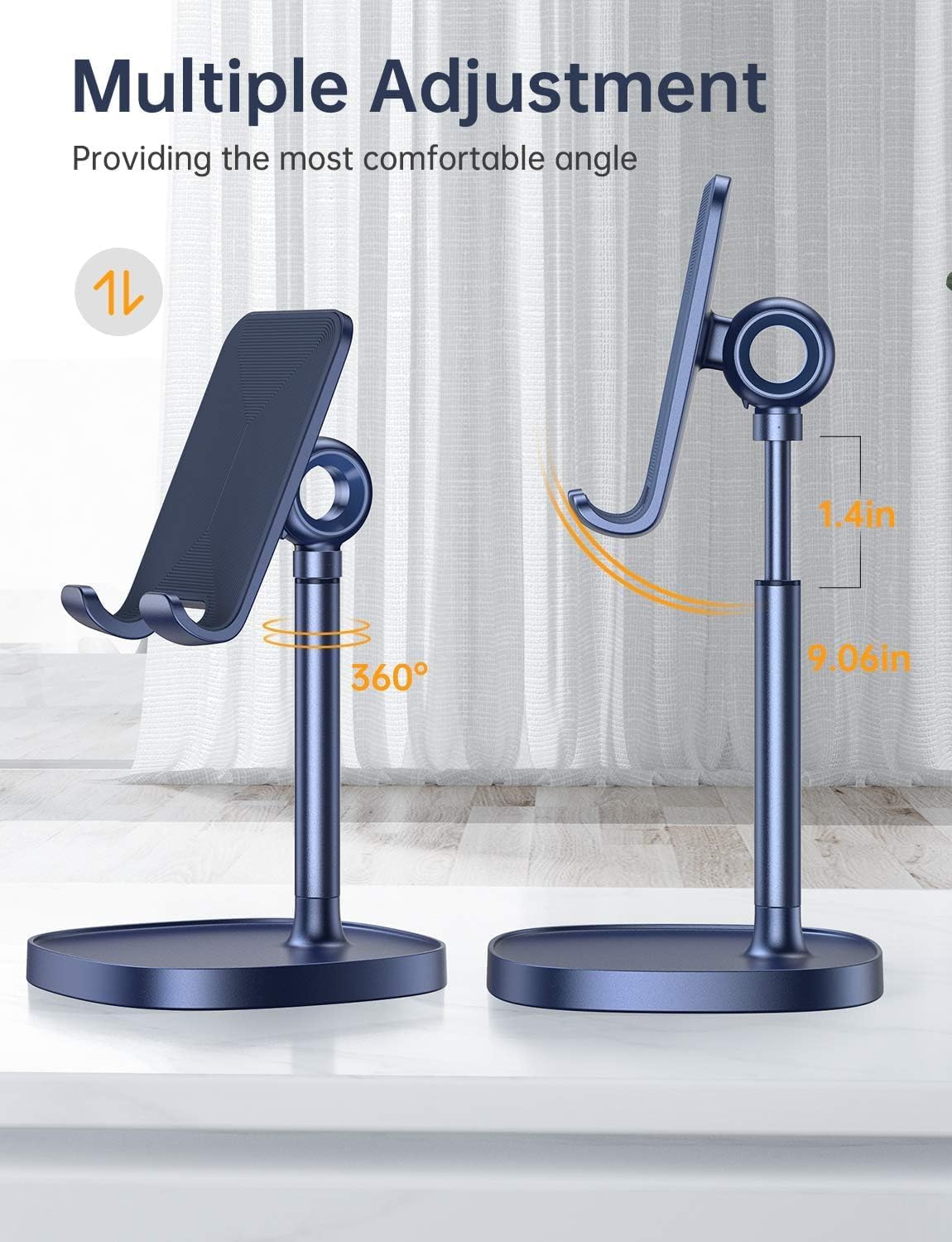Cell Phone Stand Phone Holder for Desk, Office Decor Gadgets for Men