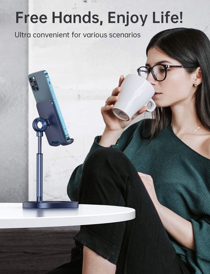 Cell Phone Stand Phone Holder for Desk, Office Decor Gadgets for Men