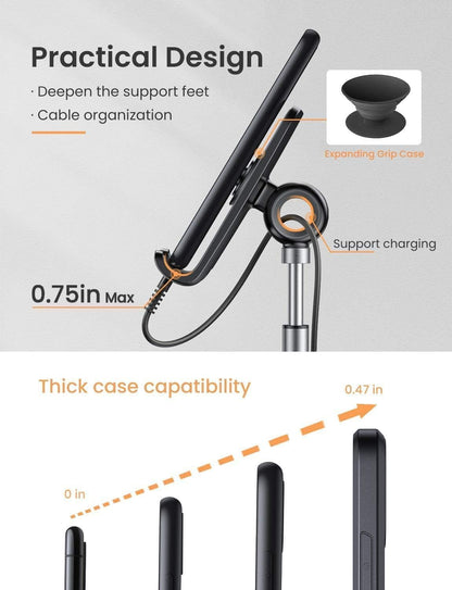 Cell Phone Stand Phone Holder for Desk, Office Decor Gadgets for Men