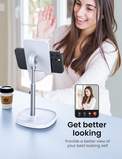 Cell Phone Stand Phone Holder for Desk, Office Decor Gadgets for Men