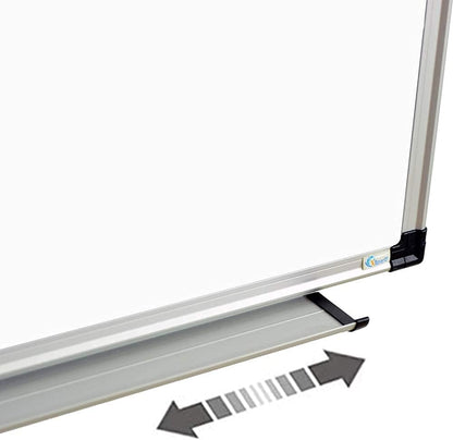 Magnetic Dry Erase Board/Whiteboard, 36 X 24 Inches Double Sided White Board, Silver Aluminium Frame