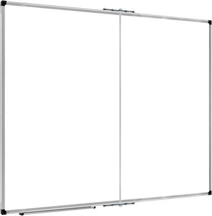 Magnetic Dry Erase Board/Whiteboard, 36 X 24 Inches Double Sided White Board, Silver Aluminium Frame