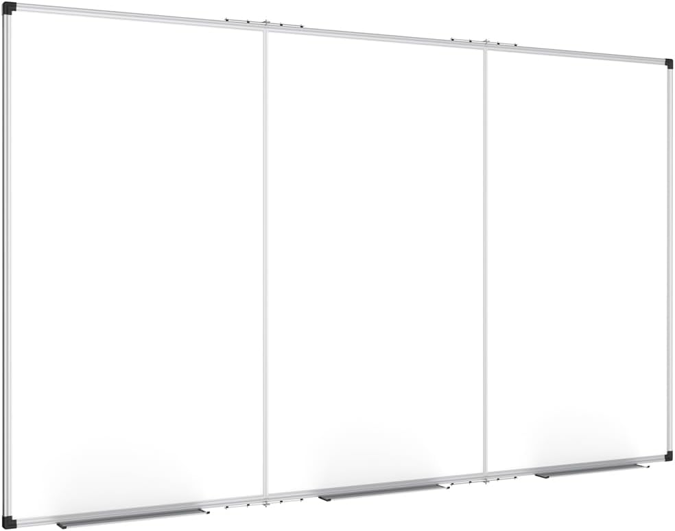 Magnetic Dry Erase Board/Whiteboard, 36 X 24 Inches Double Sided White Board, Silver Aluminium Frame