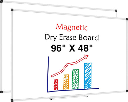 Magnetic Dry Erase Board/Whiteboard, 36 X 24 Inches Double Sided White Board, Silver Aluminium Frame