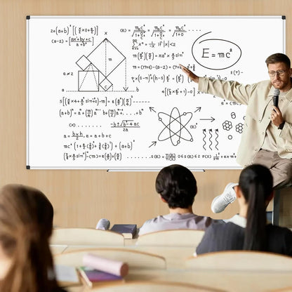 Magnetic Dry Erase Board/Whiteboard, 36 X 24 Inches Double Sided White Board, Silver Aluminium Frame