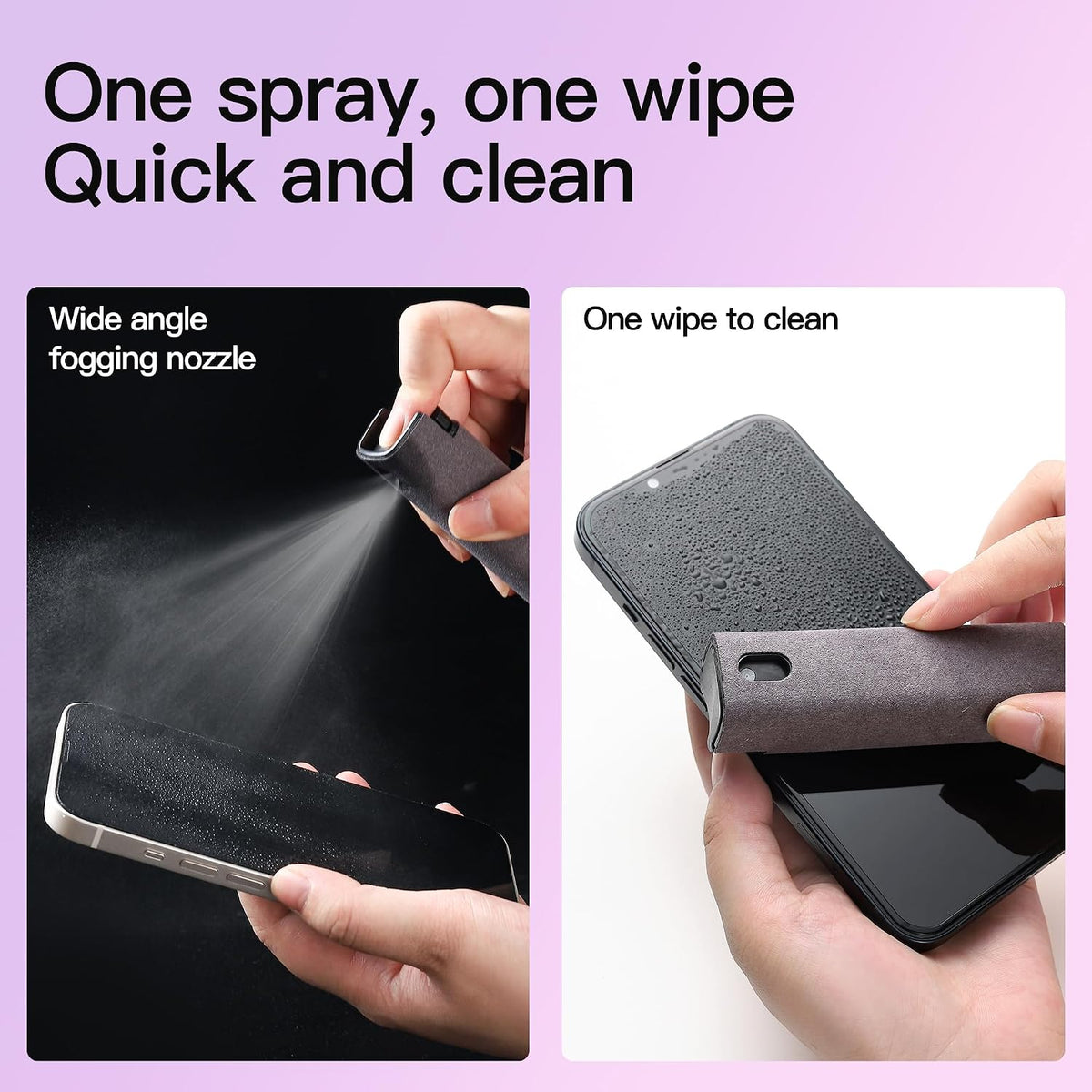 Car Screen Cleaner Kit, Car Accessories for Women