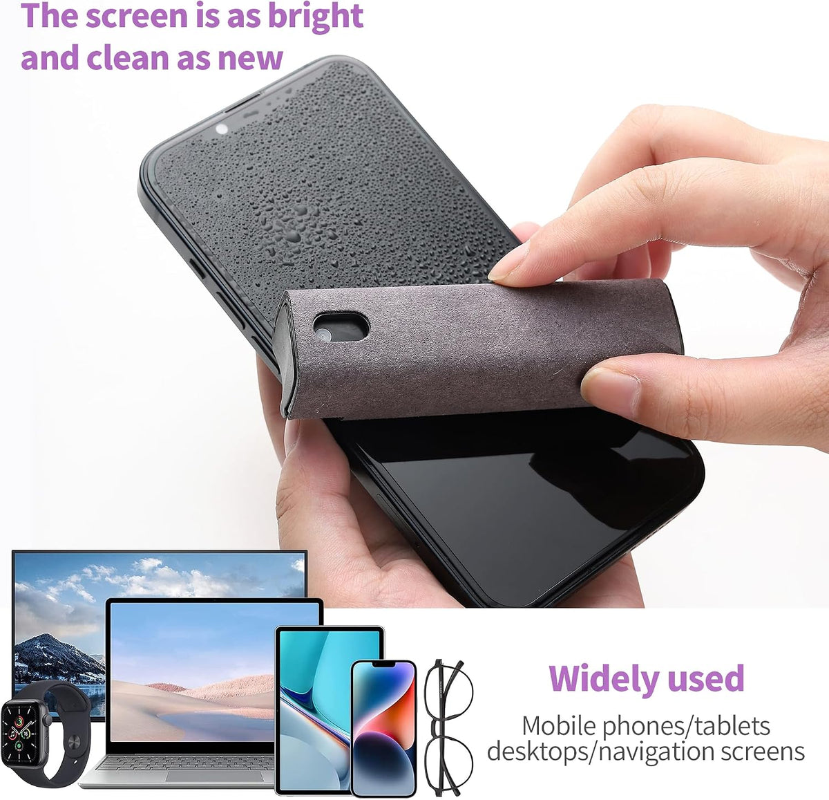 Car Screen Cleaner Kit, Car Accessories for Women