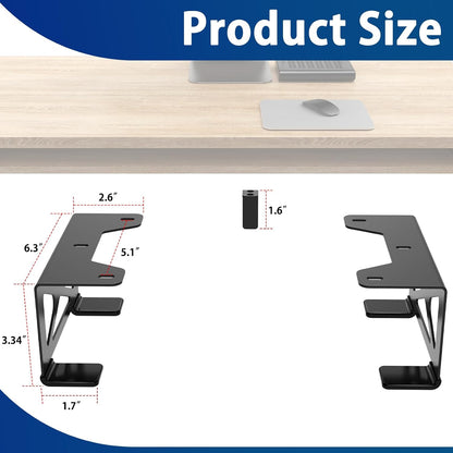 Under Desk Laptop Mount, Metal Under Desk Shelf Holder