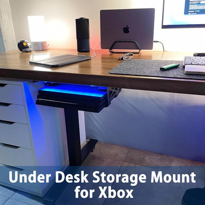 Under Desk Laptop Mount, Metal Under Desk Shelf Holder