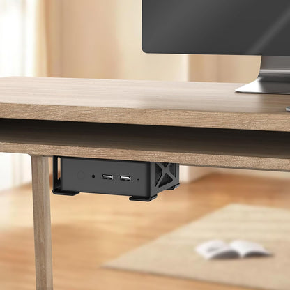 Under Desk Laptop Mount, Metal Under Desk Shelf Holder