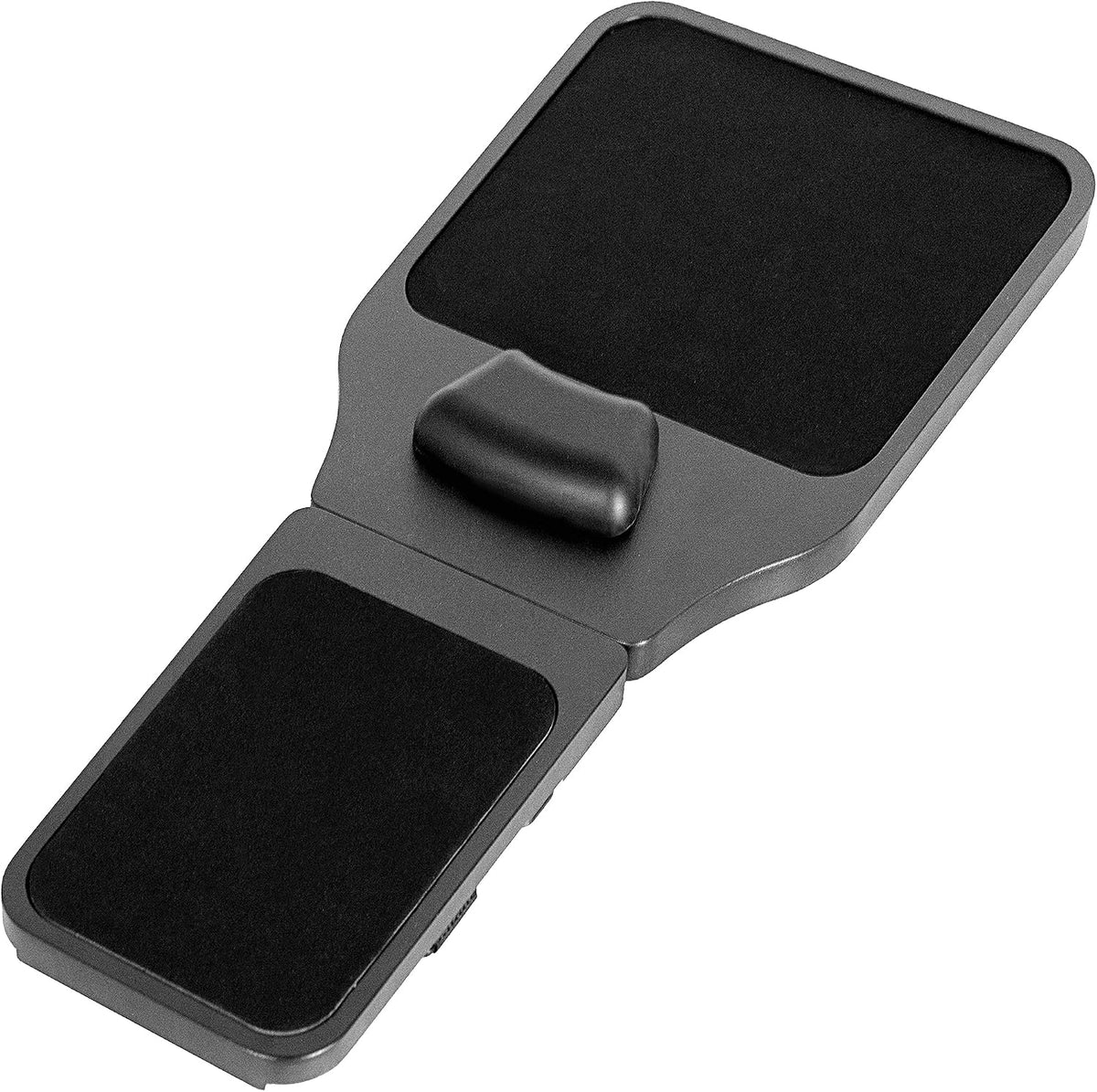 Black Wooden Arm Rest Mouse Pad with Wrist Cushion, MOUNT-MS02D