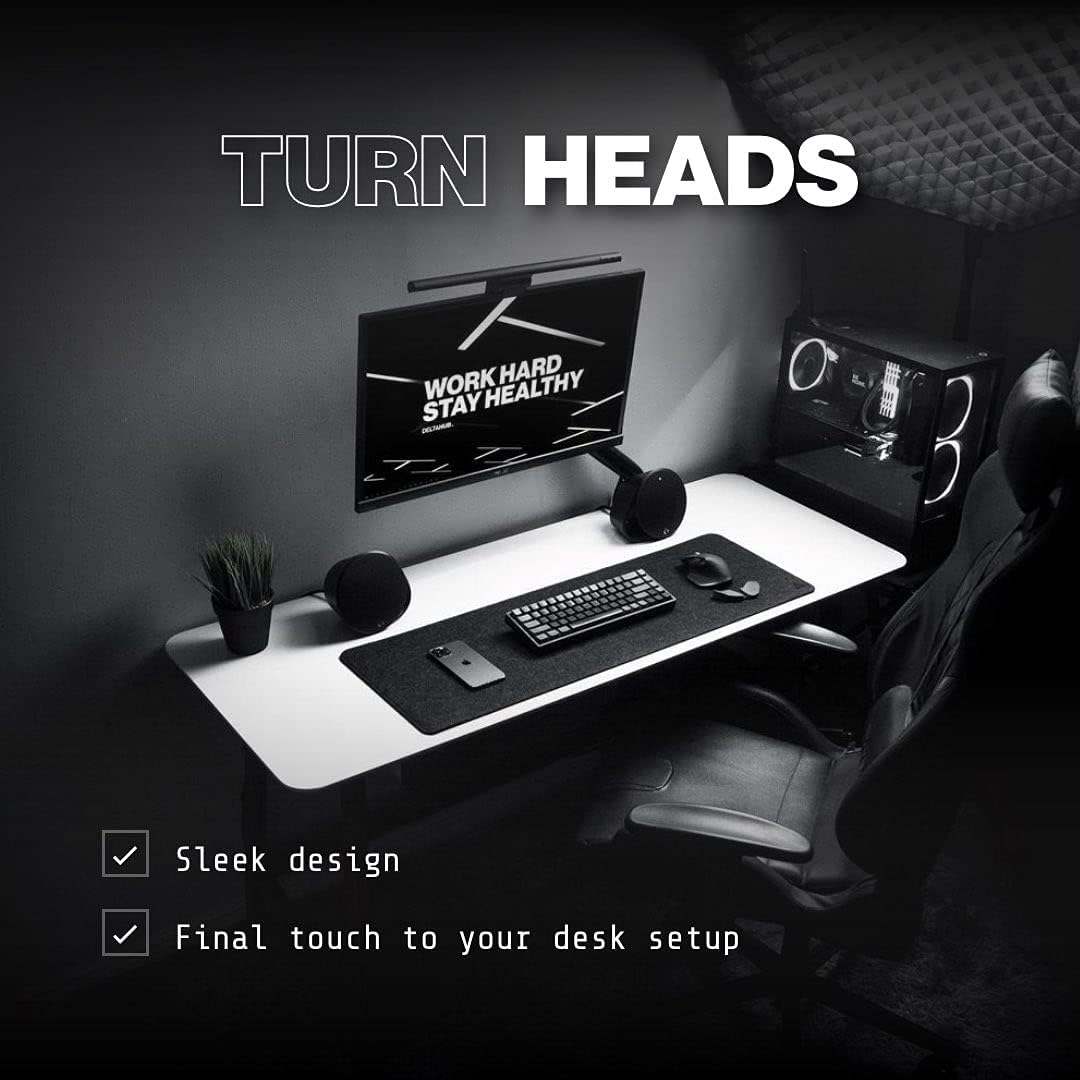 Carpio 2.0 - Right-Handed Truly Ergonomic Wrist Rest for Mouse, Carpal Tunnel Support, Pain Relief, Anti-Fatigue, Easy Glide, Sleek, Office, Computer, Laptop, Gaming - Large, Black